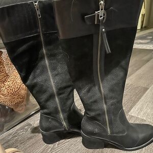 Black Born Suede Boots